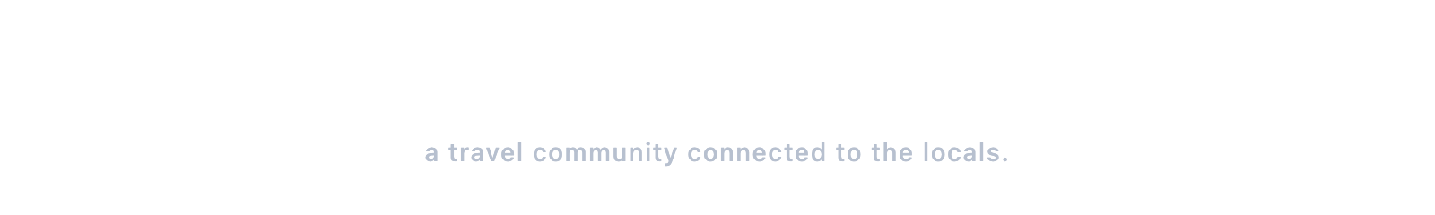Spotter - a travel community connected to the locals